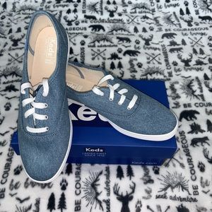 Keds champion denim classic chambray size 8.5 BNIB